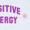 POSITIVE ENERGY TEE - ASH by Blake Anderson's clothing brand Teenage aka Bored Teenager. -  Detail
